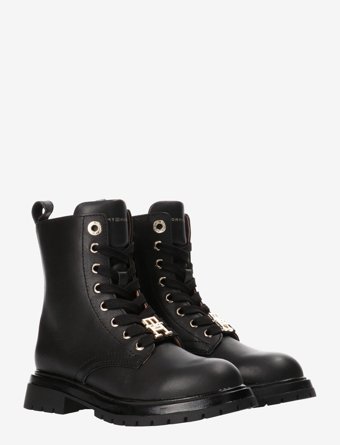 Tommy Hilfiger Tommy Hilfiger Lace-up Ankle Boots Black
