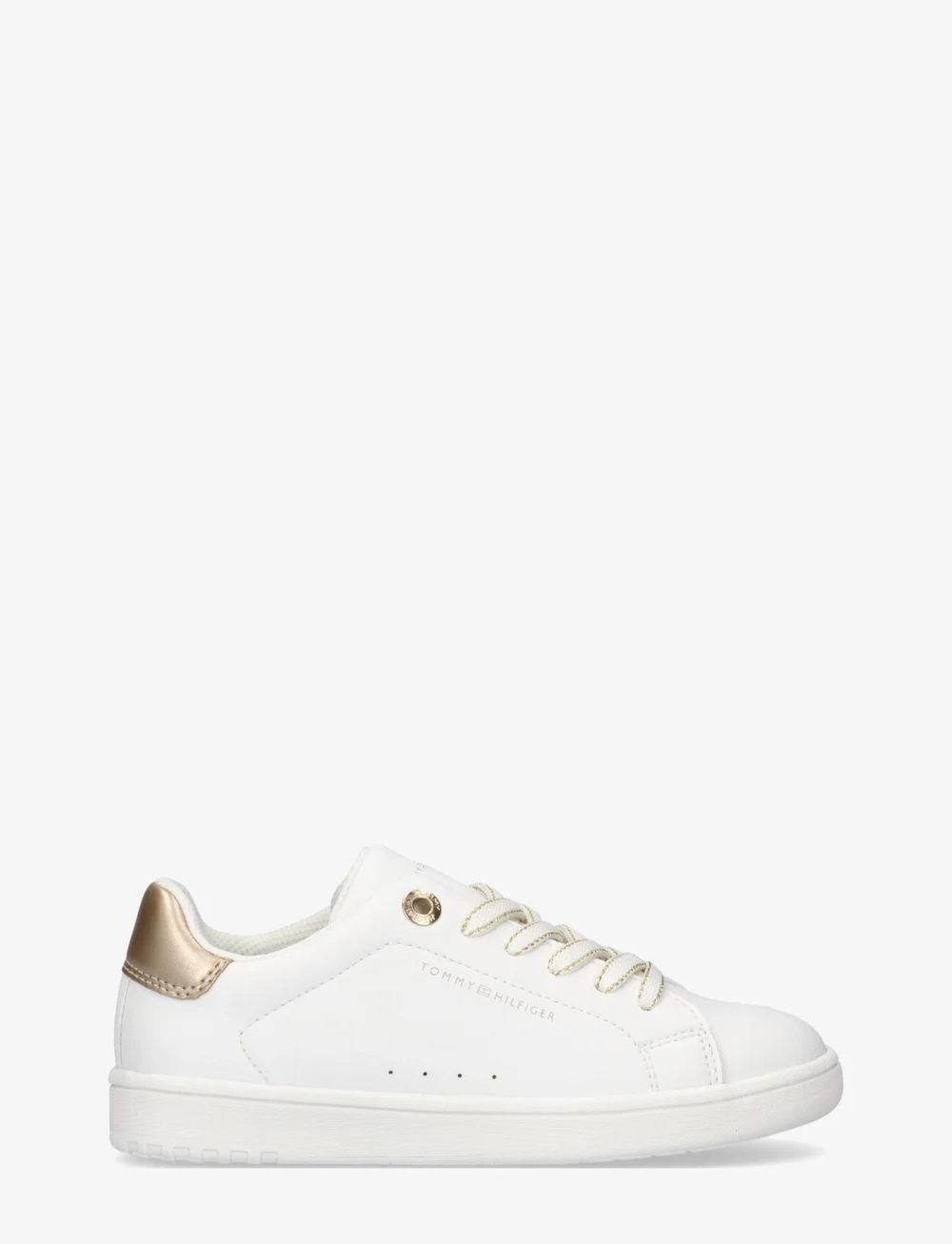 Tommy Hilfiger - TOMMY HILFIGER Low Tops Lace-up sneaker - niedriger schnitt - white/gold - 1