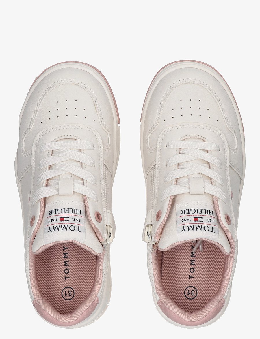 Tommy Hilfiger - TOMMY HILFIGER Low Cut Lace-up sneaker - off white/pink - 2