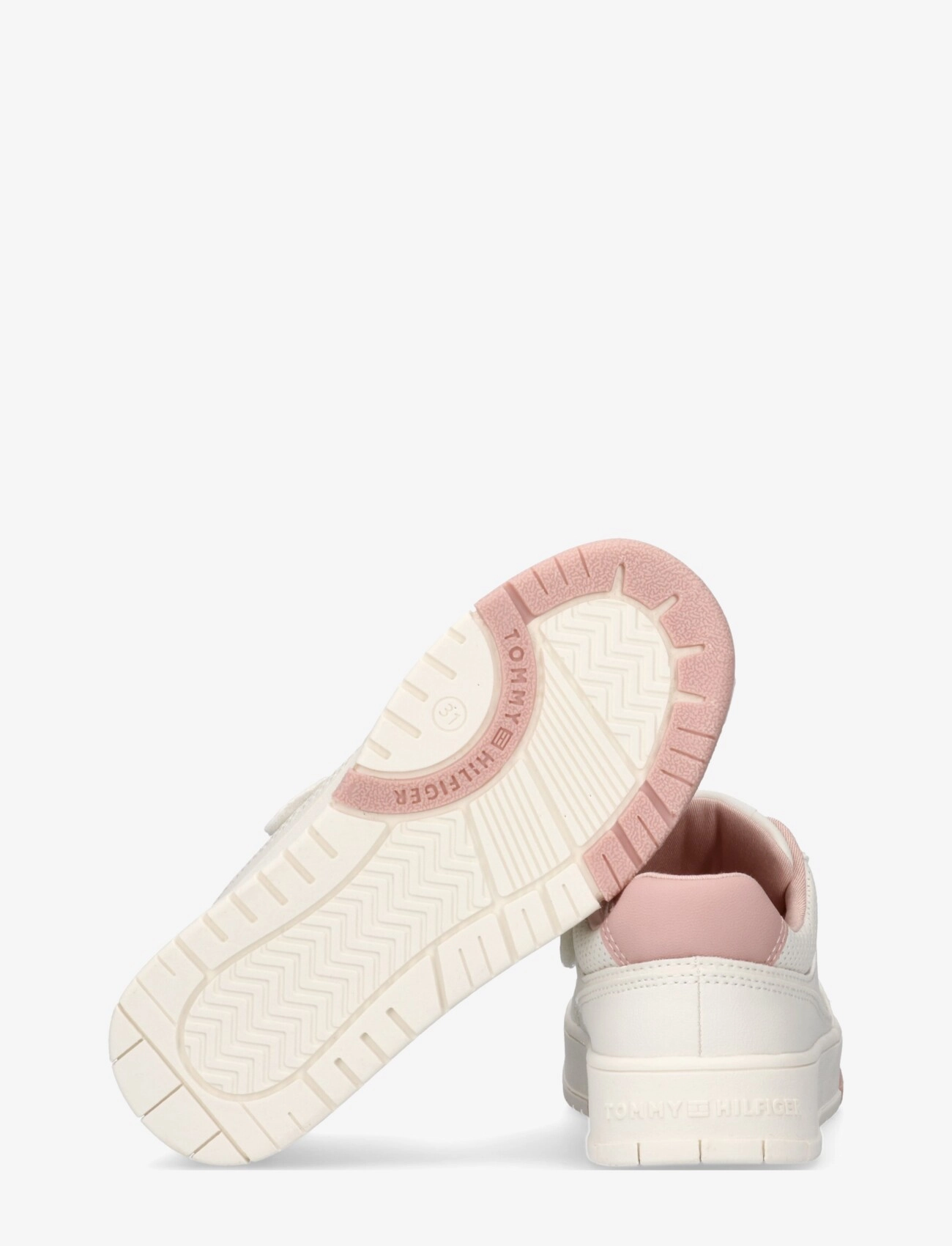 Tommy Hilfiger - TOMMY HILFIGER Low Cut Lace-up sneaker - off white/pink - 3