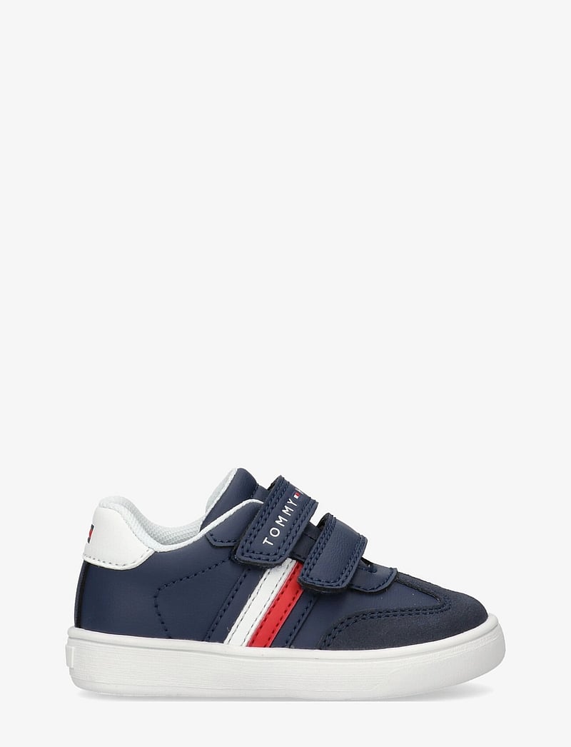 Tommy Hilfiger - TOMMY HLFIGER Low Cut Velcro Sneaker - niedriger schnitt - blue/white - 1