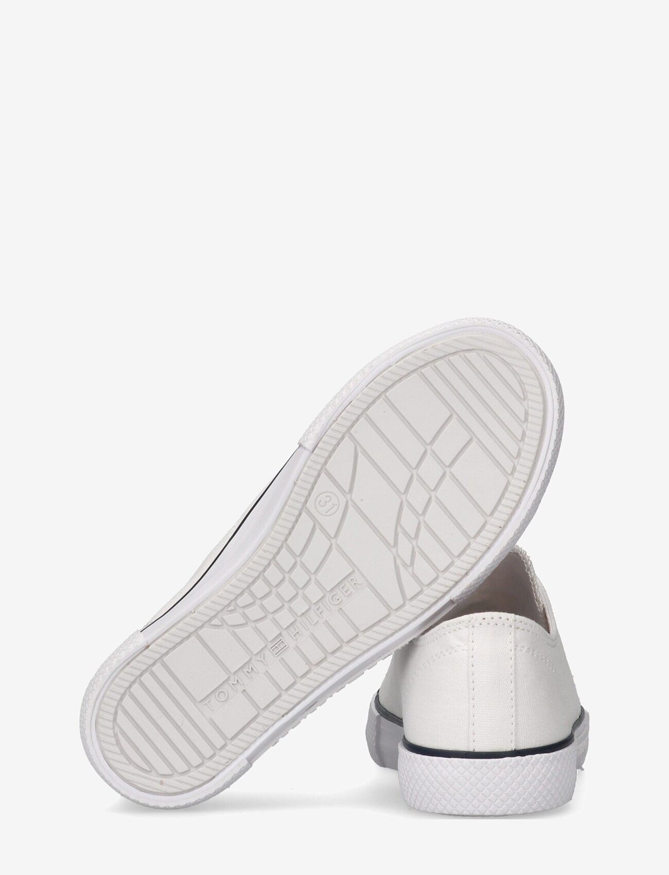 Tommy Hilfiger - TOMMY HILFIGER LOW CUT LACE-UP SNEAKER - lave sneakers - white - 2