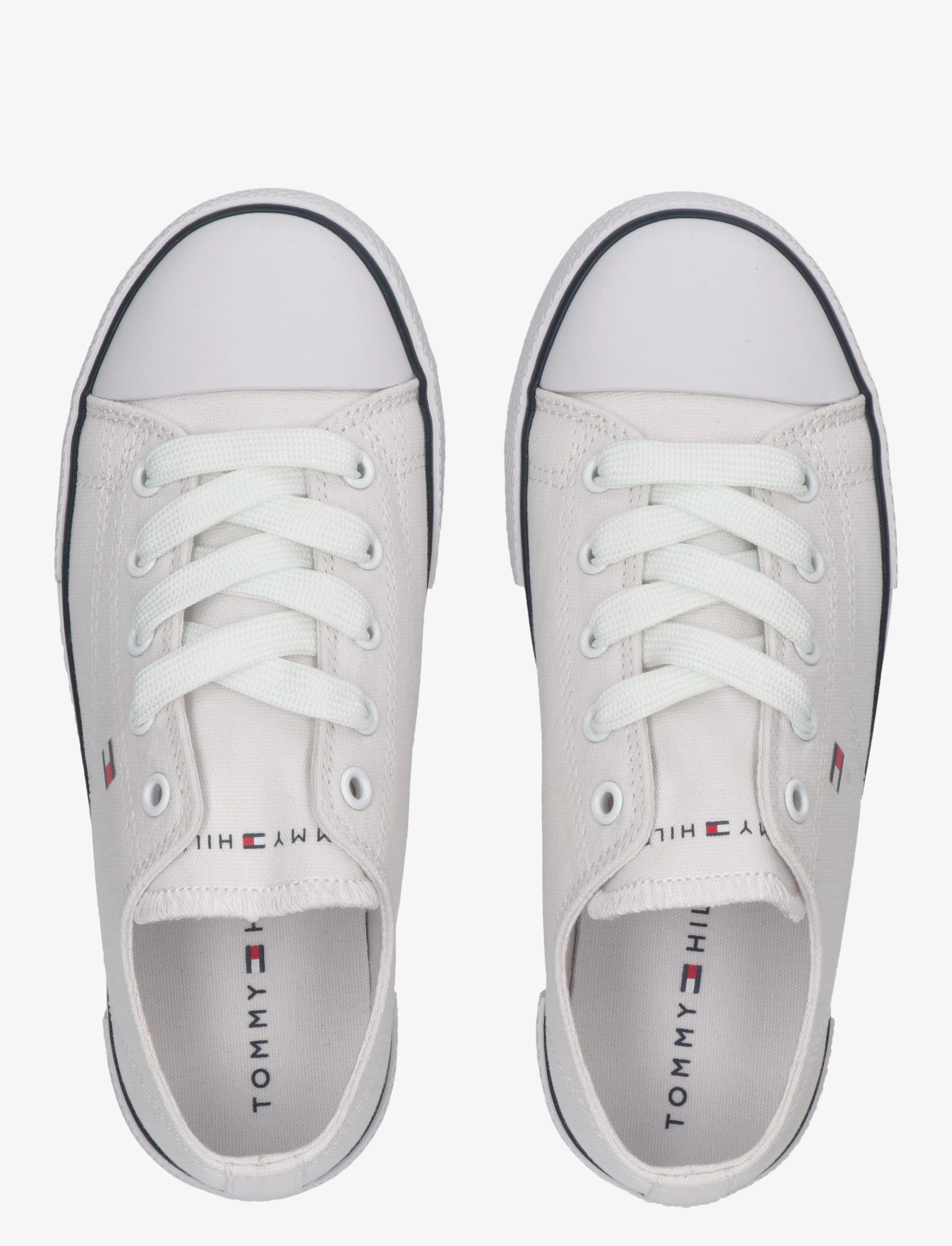 Tommy Hilfiger - TOMMY HILFIGER LOW CUT LACE-UP SNEAKER - white - 3