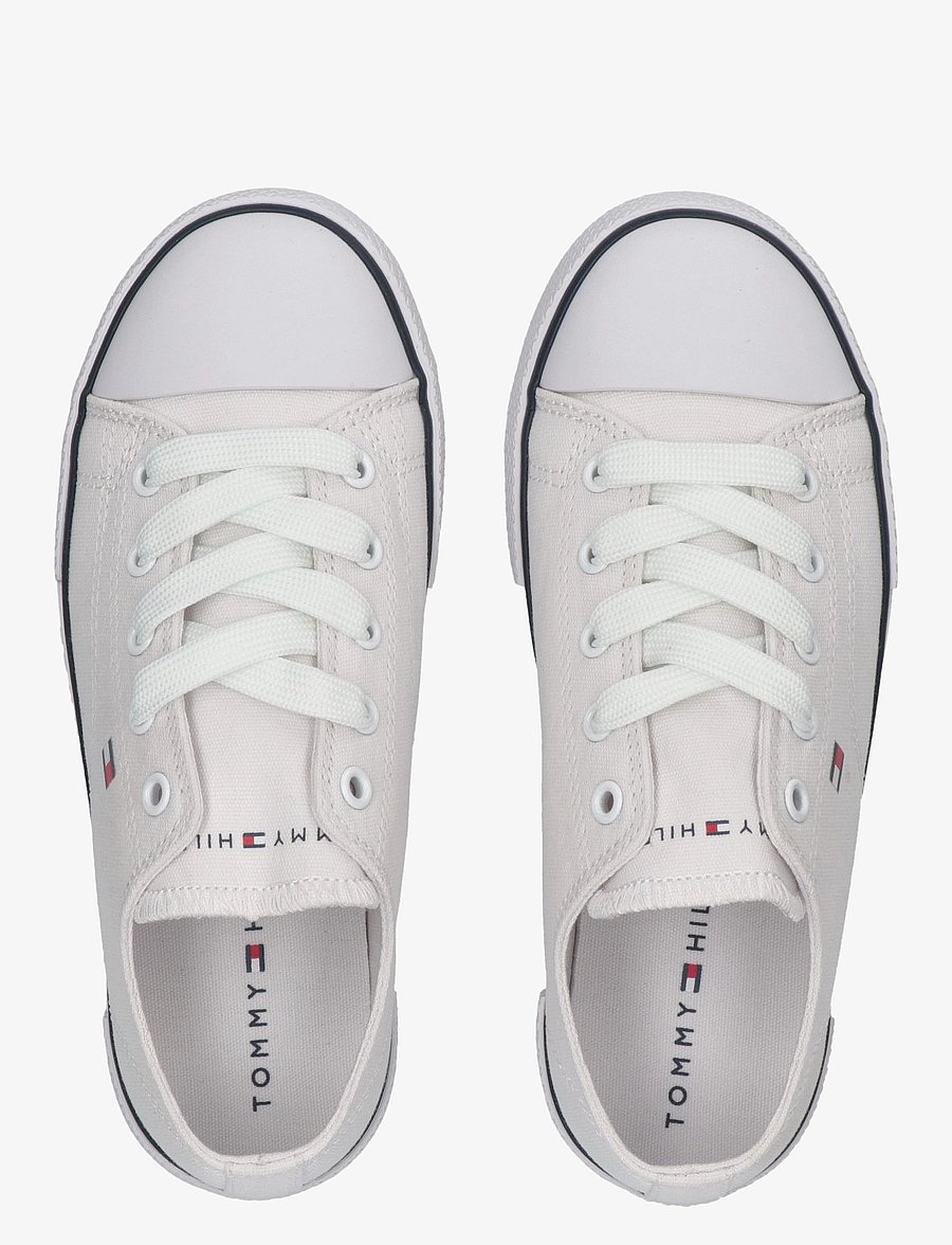 Tommy Hilfiger - TOMMY HILFIGER LOW CUT LACE-UP SNEAKER - white - 3