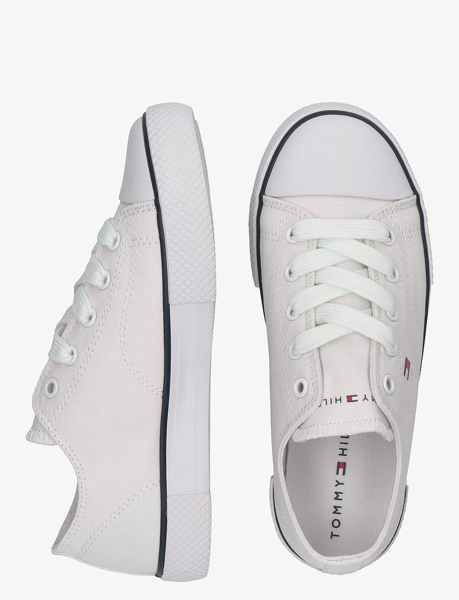 Tommy Hilfiger - TOMMY HILFIGER LOW CUT LACE-UP SNEAKER - white - 4