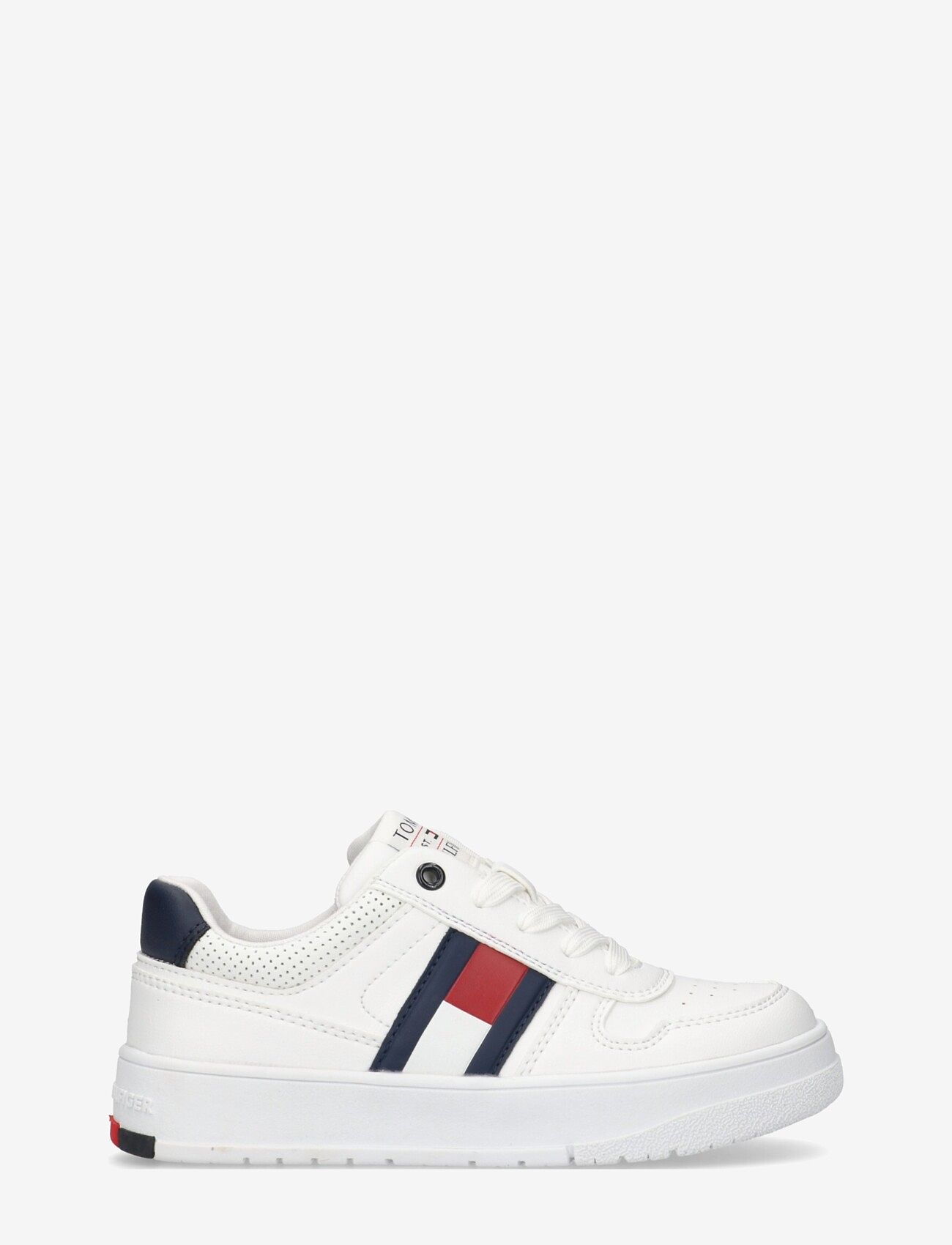 Tommy Hilfiger - TOMMY HILFIGER LOW CUT LACE-UP SNEAKER - lave sneakers - white/blue - 1