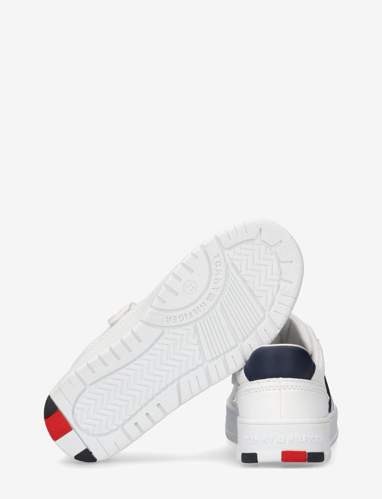 Tommy Hilfiger - TOMMY HILFIGER LOW CUT LACE-UP SNEAKER - lave sneakers - white/blue - 2