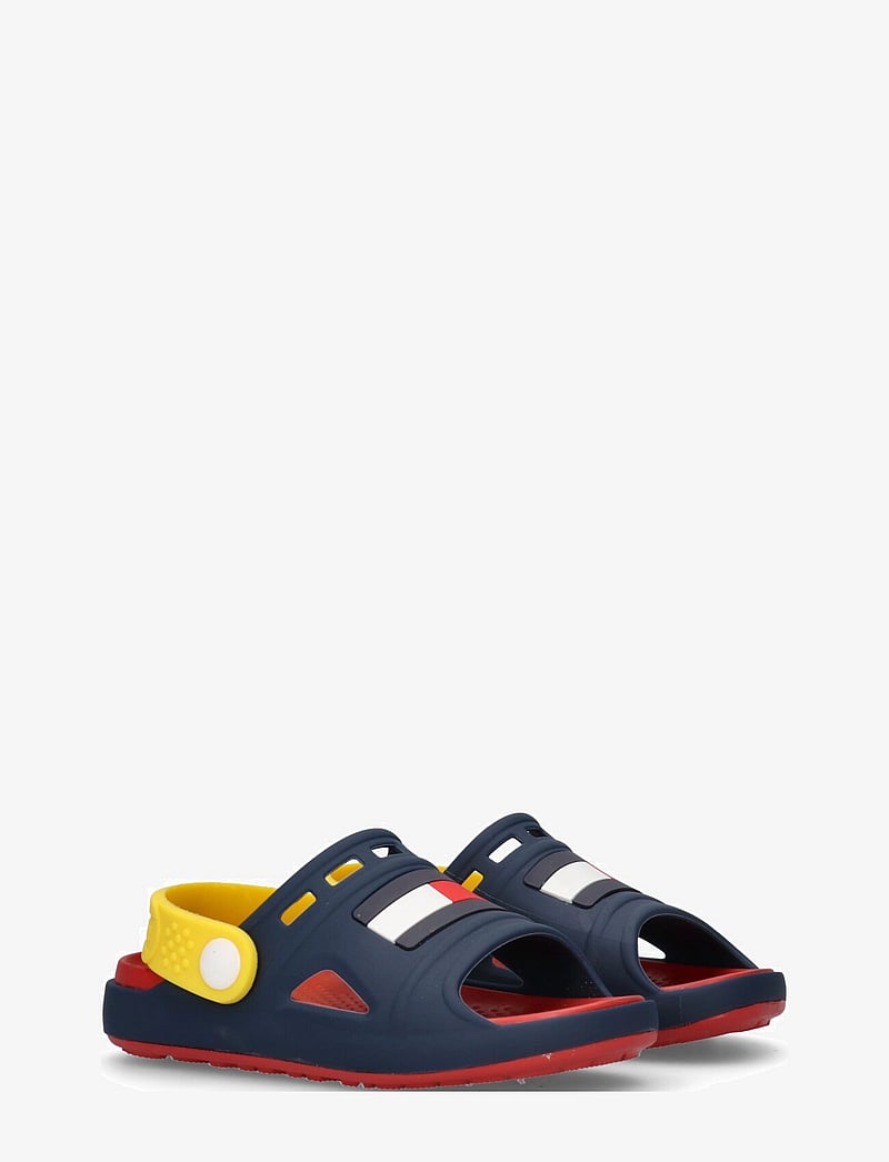 Tommy Hilfiger - Kids comfy sandals - des sandales - blue/yellow - 0