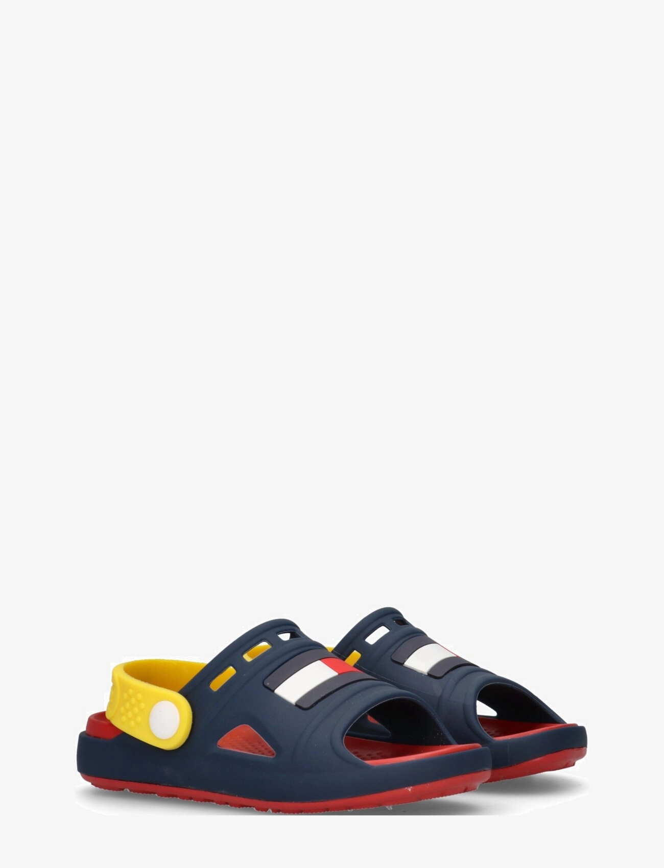 Tommy Hilfiger Kids comfy sandals - Schuhe - BLUE/YELLOW / blue