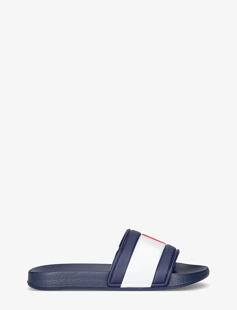 Tommy Hilfiger - Kids Flag print pool slide - basseiniplätud - blue - 1