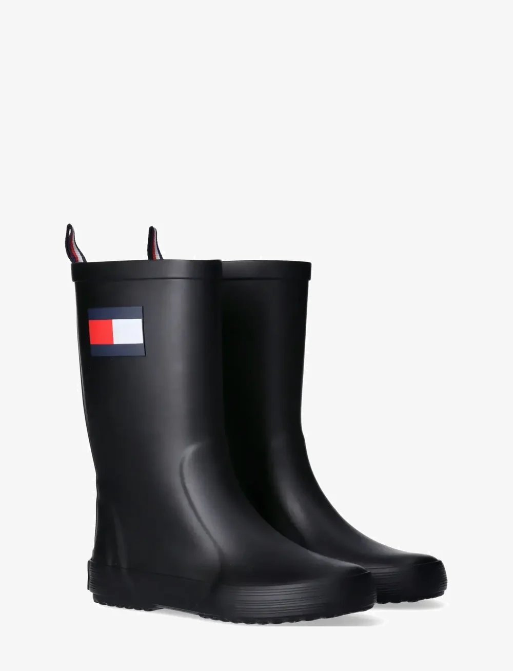 Tommy Hilfiger - TOMMY HILFIGER FLAG RUBBER BOOTS - gumowce ocieplane - black - 0