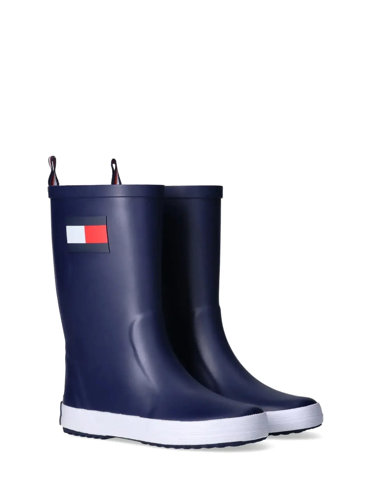 Tommy Hilfiger Flag Rain Boot Black, 25/15.5 cm, Rubberboots, Blau - High Kinder
