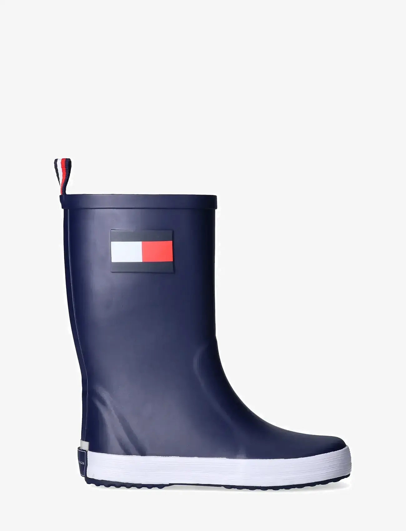 Tommy Hilfiger - TOMMY HILFIGER FLAG RAIN BOOT - gummistøvler med for - blue - 1