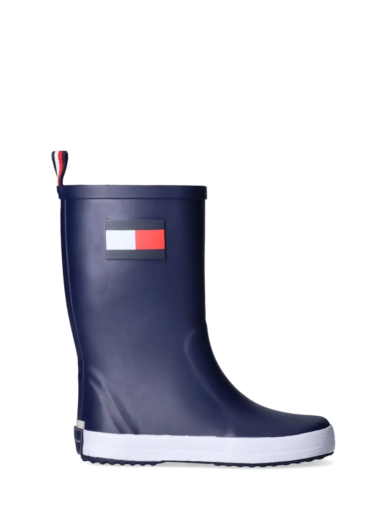 Tommy Hilfiger - FLAG RAIN BOOT BLACK - les bottes non doublées en caoutchouc - blue - 1