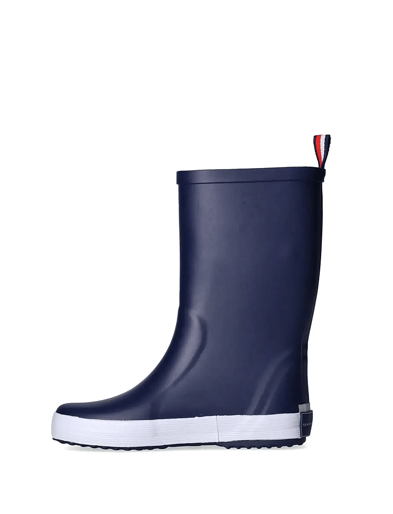 Tommy Hilfiger - TOMMY HILFIGER FLAG RAIN BOOT - gefütterte gummistiefel - blue - 2