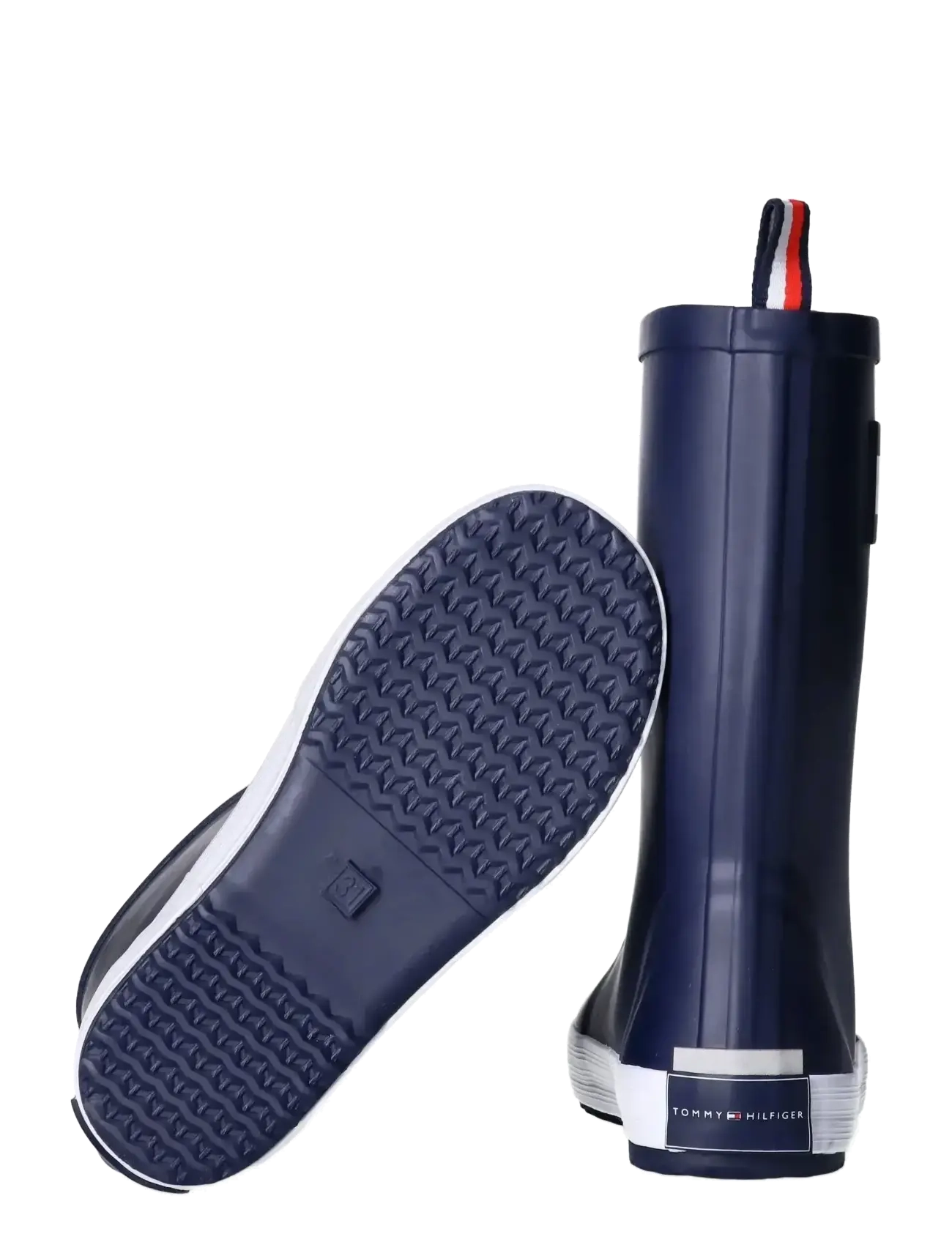 Tommy Hilfiger - FLAG RAIN BOOT BLACK - les bottes non doublées en caoutchouc - blue - 3
