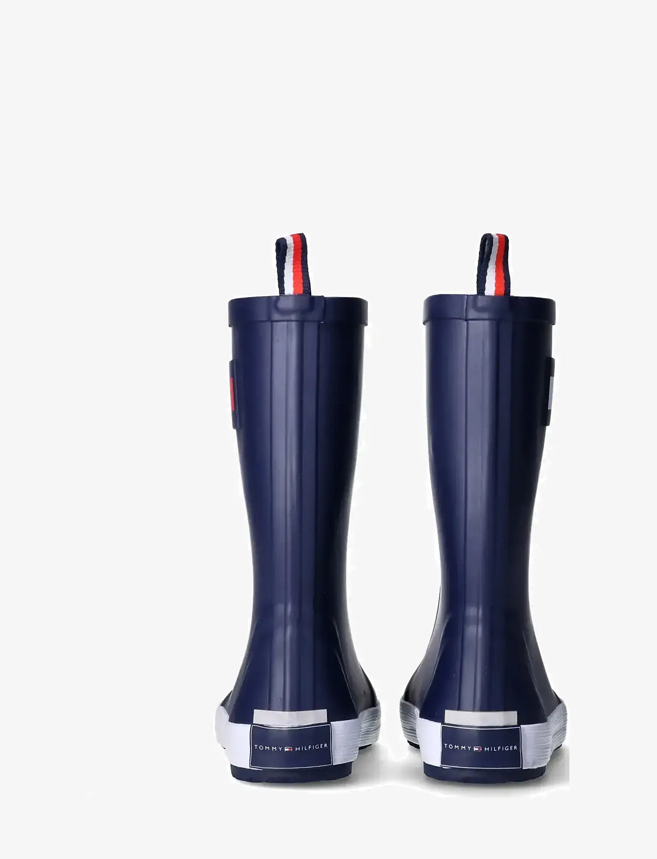 Tommy Hilfiger - TOMMY HILFIGER FLAG RAIN BOOT - gummistøvler med for - blue - 4