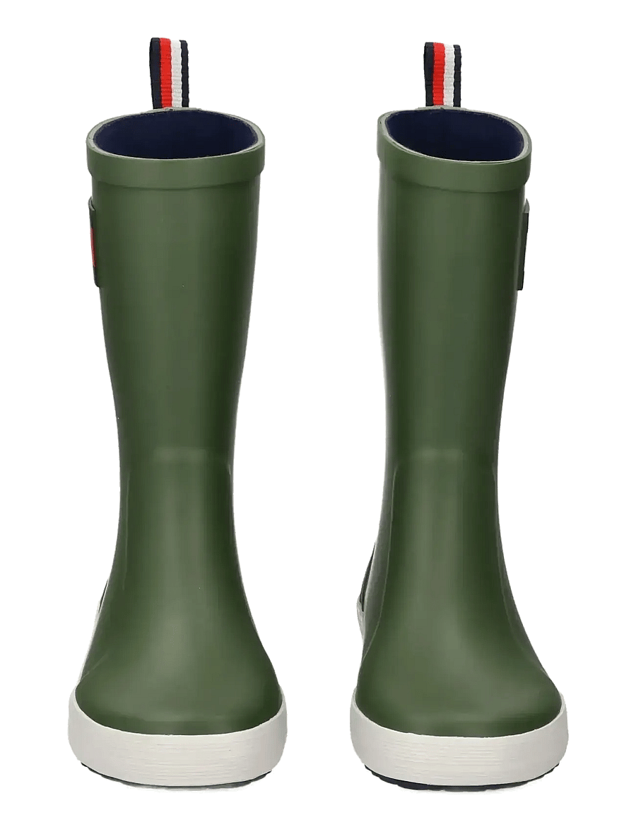Tommy Hilfiger - FLAG RAIN BOOT BLACK - gummistøvler uden for - military green - 3