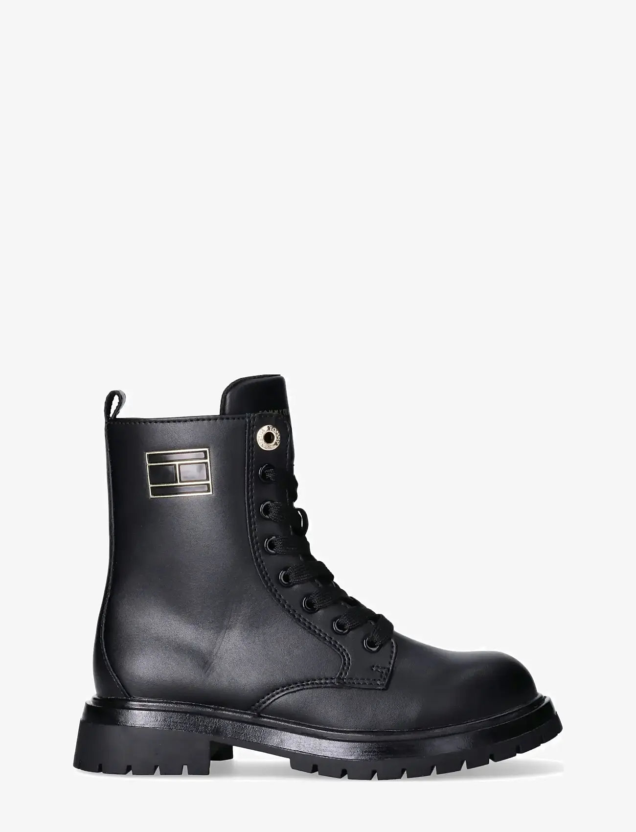 Tommy Hilfiger - TOMMY HILFIGER LACE UP BOOTIES - stövlar & kängor - black - 1