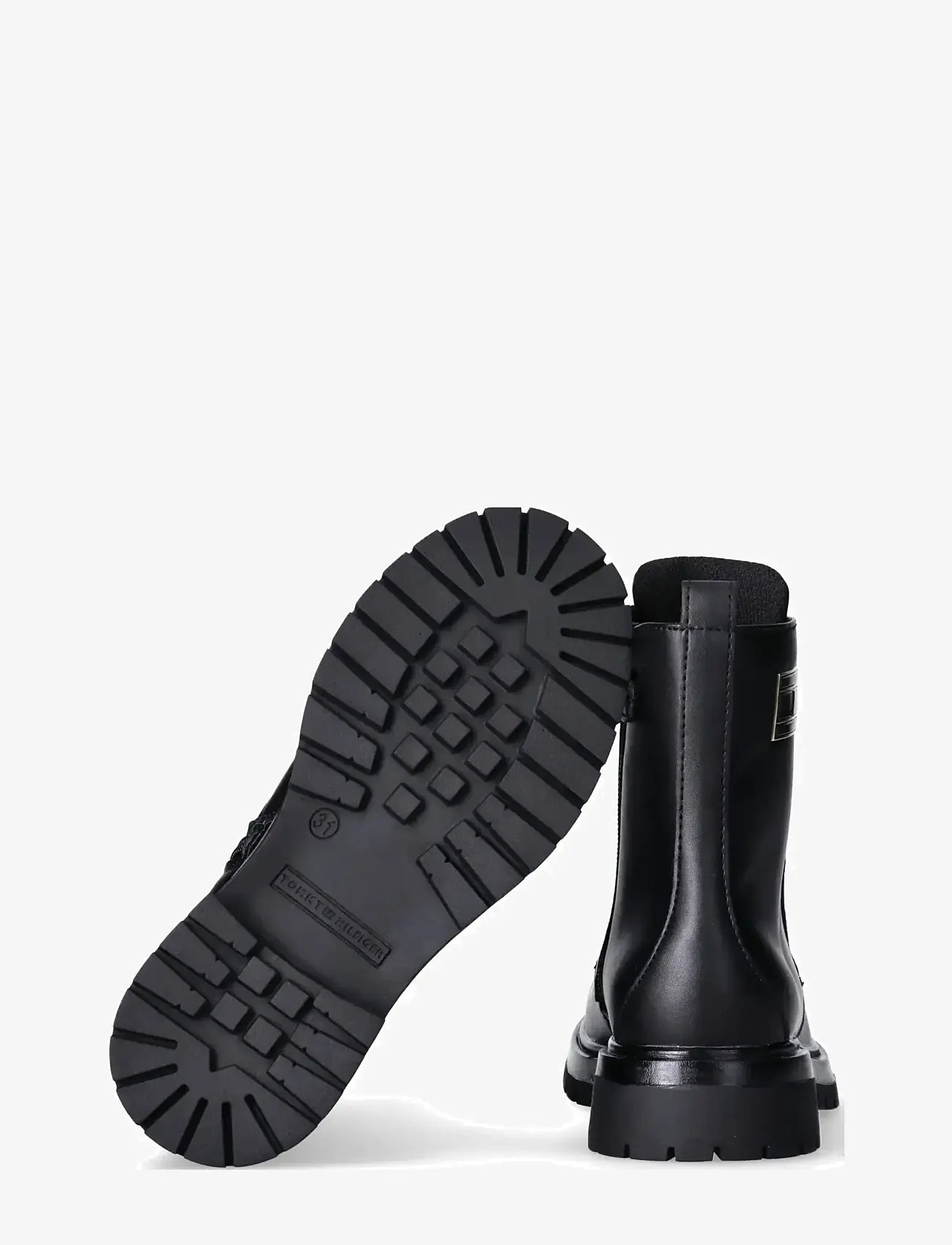 Tommy Hilfiger - TOMMY HILFIGER LACE UP BOOTIES - stövlar & kängor - black - 3