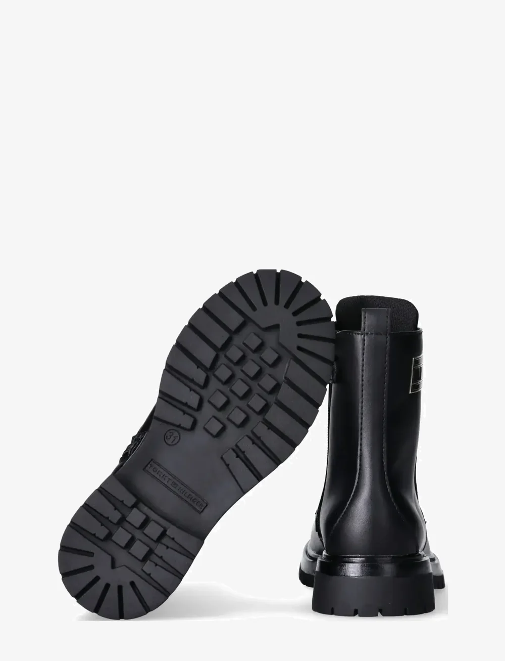 Tommy Hilfiger - TOMMY HILFIGER LACE UP BOOTIES - stövlar & kängor - black - 3