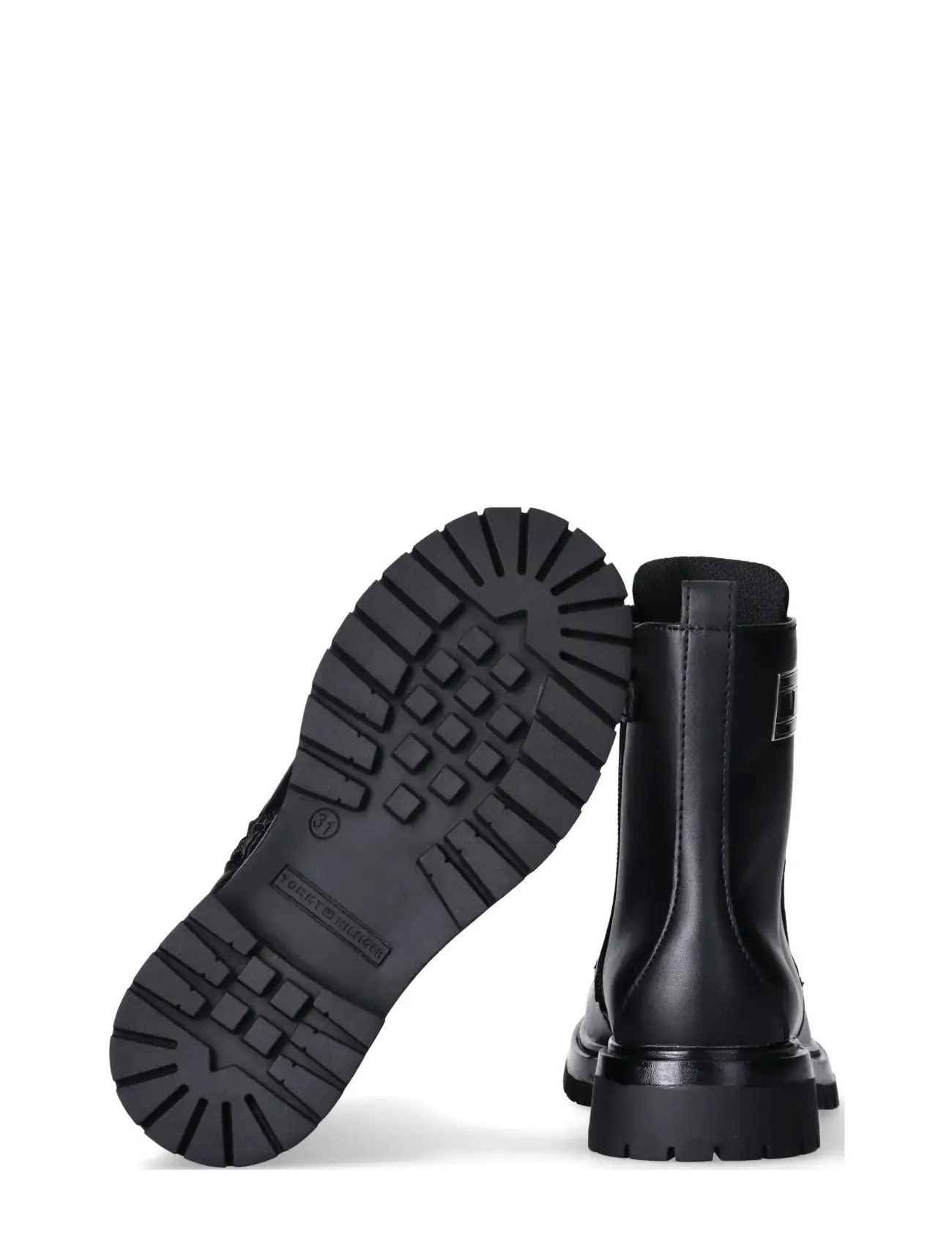 Tommy Hilfiger - TOMMY HILFIGER LACE UP BOOTIES - bottes - black - 3