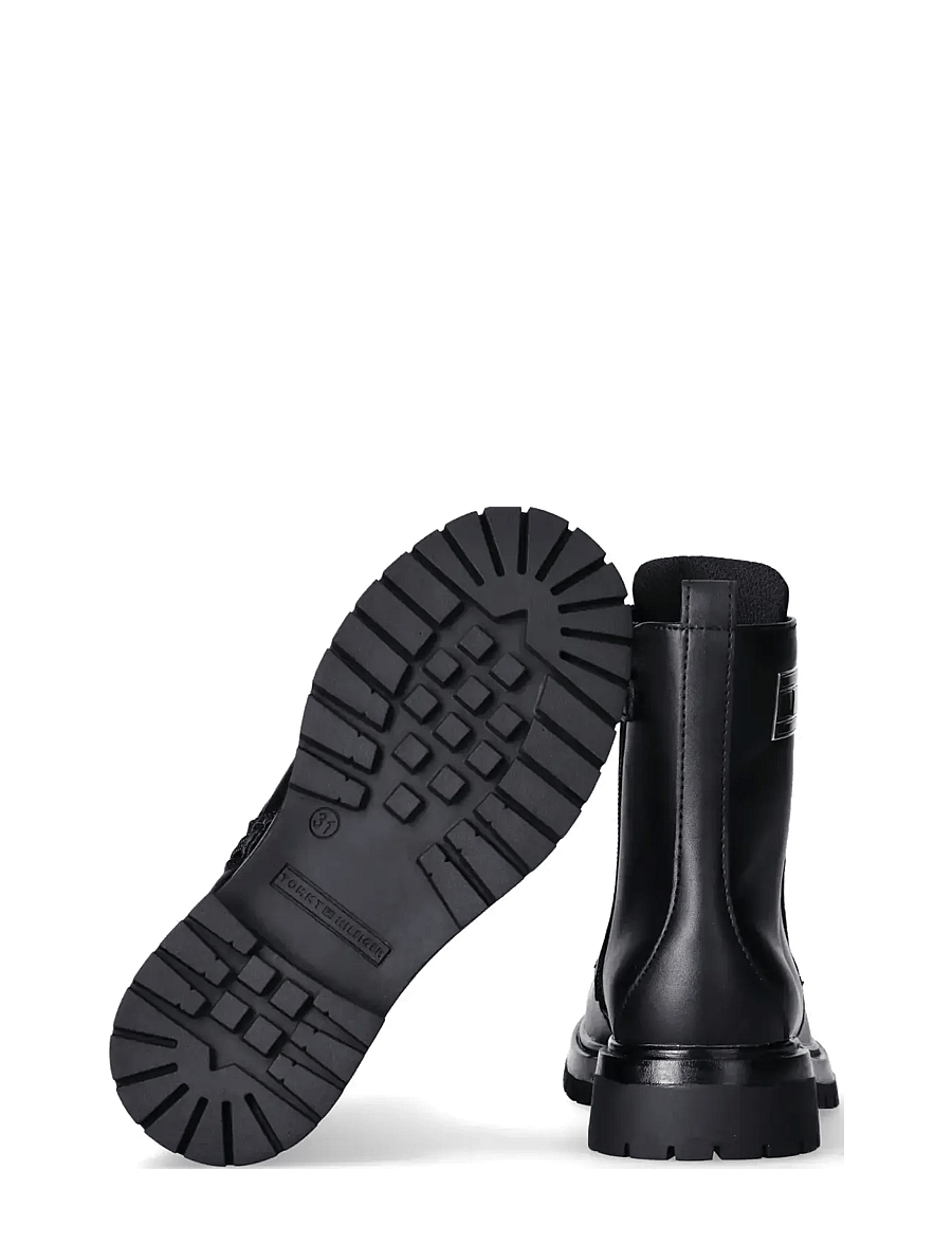 Tommy Hilfiger - TOMMY HILFIGER LACE UP BOOTIES - bottes - black - 3