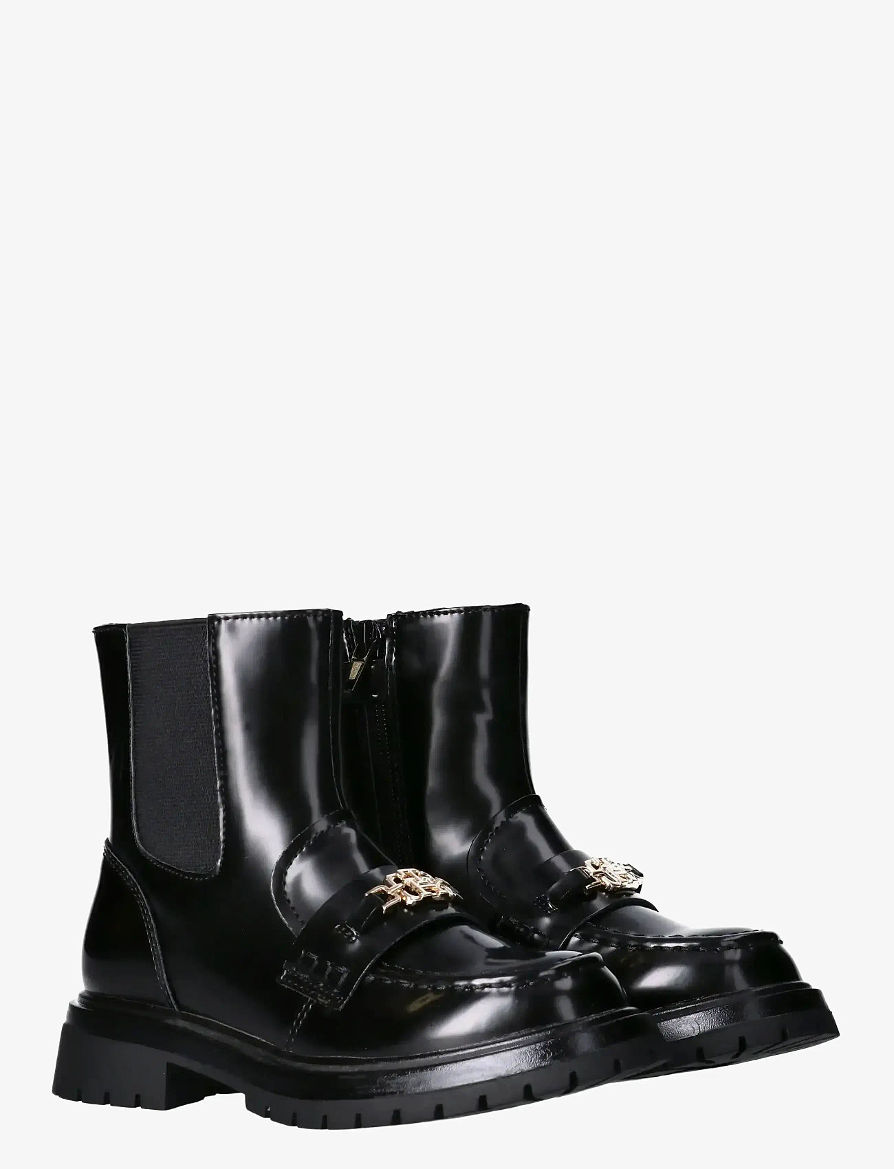 Tommy Hilfiger - TOMMY HILFIGER CHELSEA BOOTS BRUSHED FAUX LEATHER - støvler - black - 0