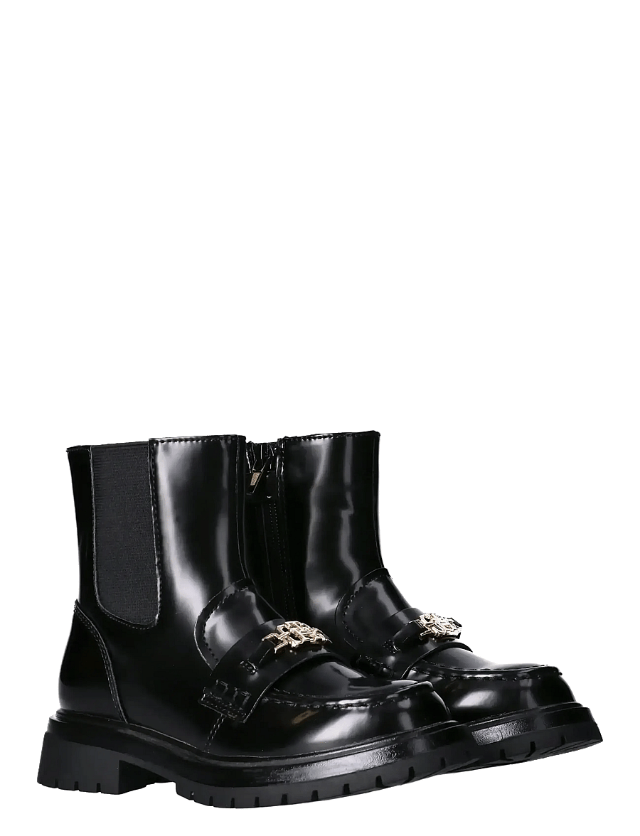 Tommy Hilfiger - TOMMY HILFIGER CHELSEA BOOTS BRUSHED FAUX LEATHER - stiefel - black - 0