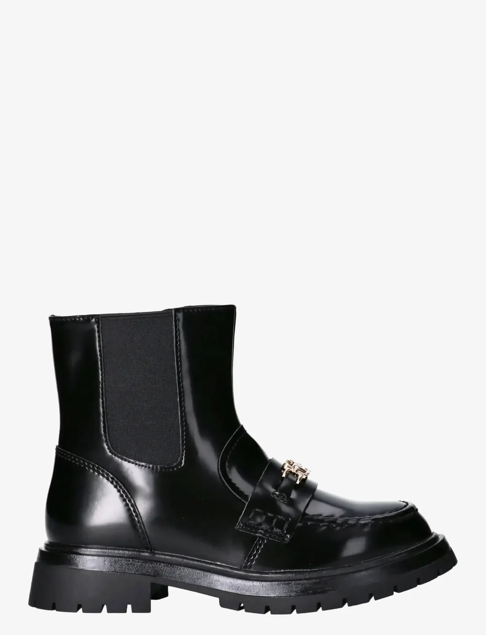 Tommy Hilfiger - TOMMY HILFIGER CHELSEA BOOTS BRUSHED FAUX LEATHER - stövlar & kängor - black - 1