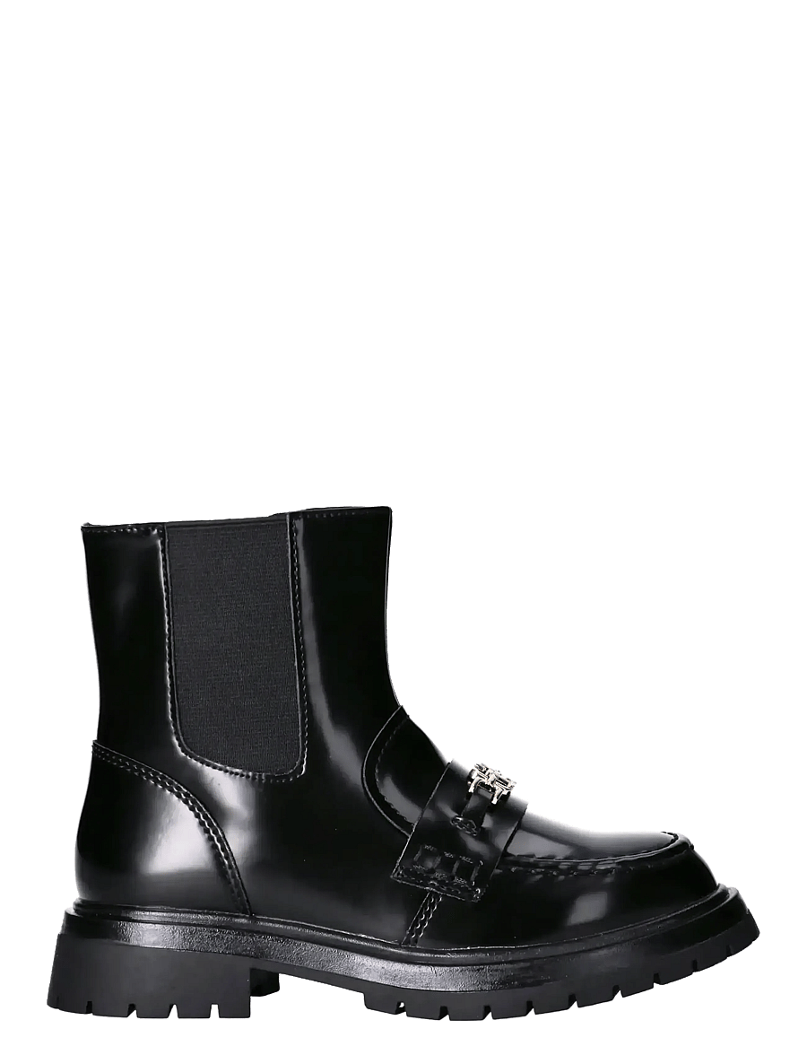 Tommy Hilfiger - TOMMY HILFIGER CHELSEA BOOTS BRUSHED FAUX LEATHER - stiefel - black - 1