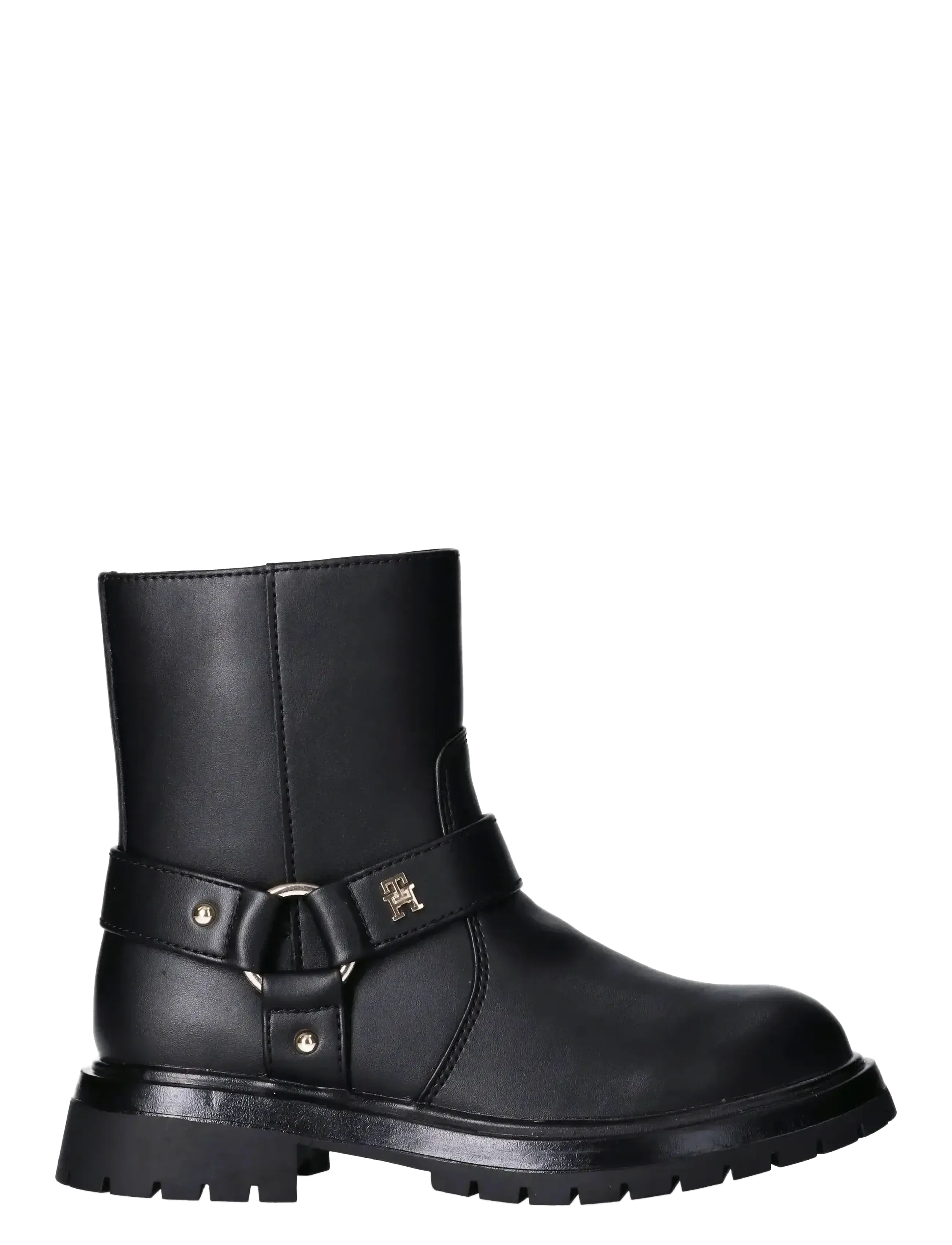 Tommy Hilfiger - TOMMY HILFIGER BOOTIES FAUX LEATHER - boots - black - 1