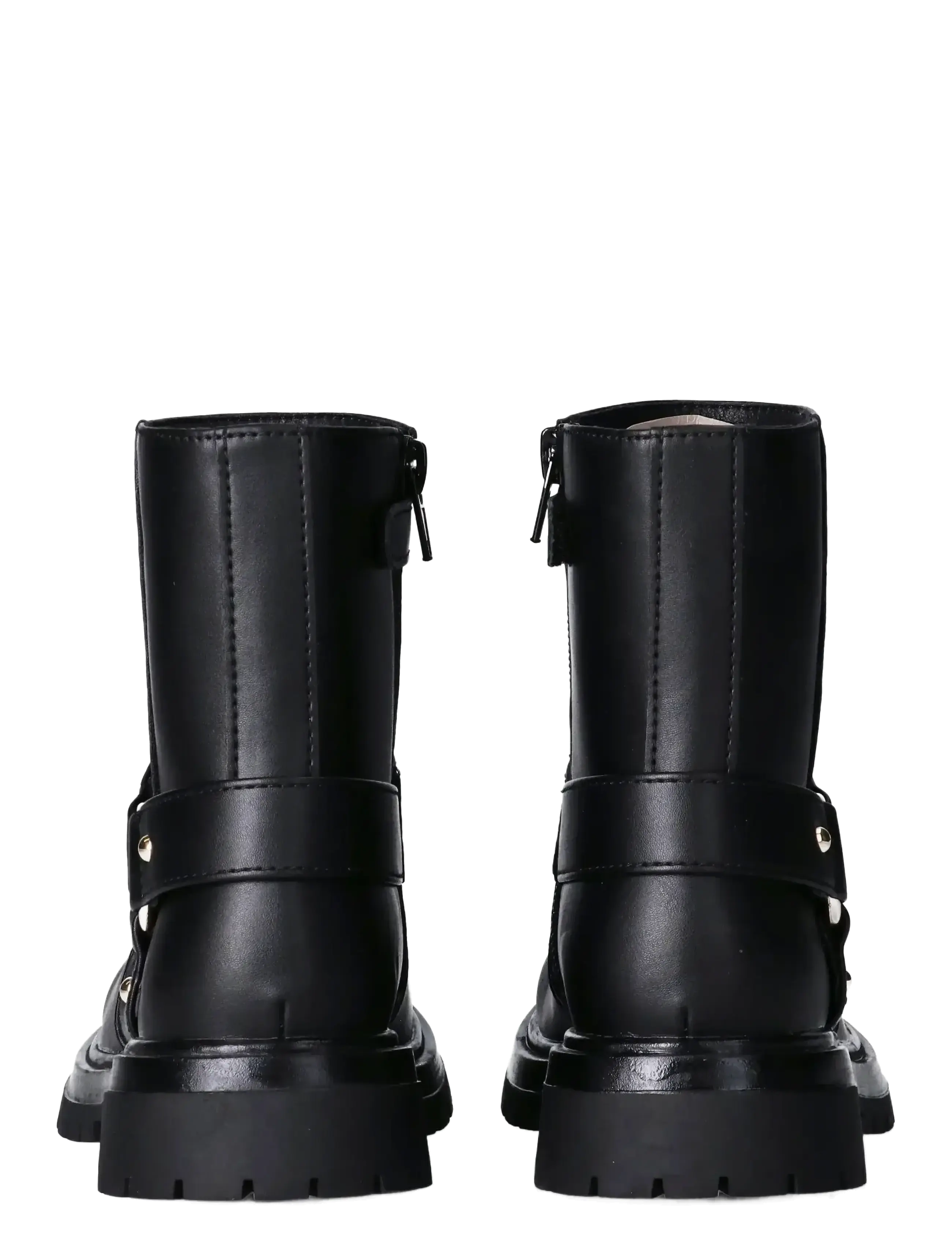 Tommy Hilfiger - TOMMY HILFIGER BOOTIES FAUX LEATHER - bottes - black - 4