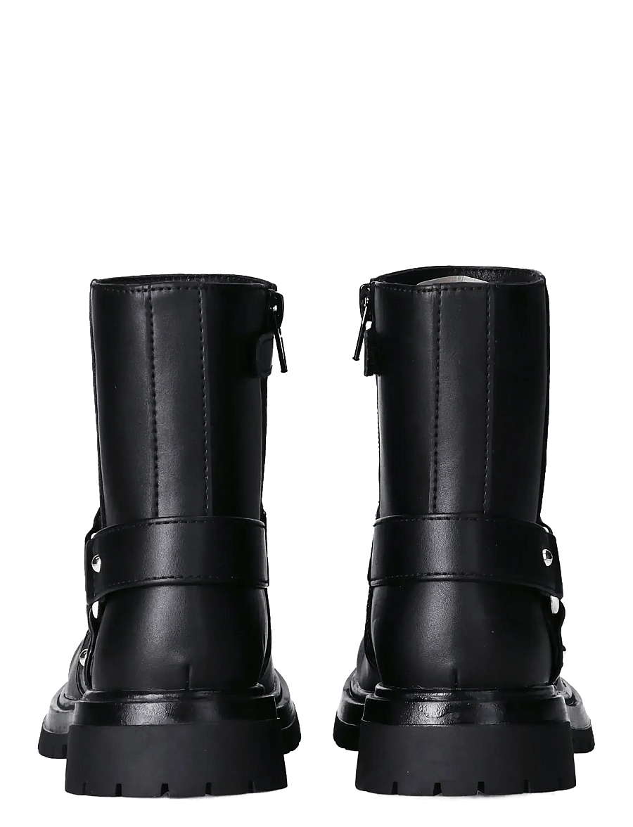 Tommy Hilfiger - TOMMY HILFIGER BOOTIES FAUX LEATHER - bottes - black - 4