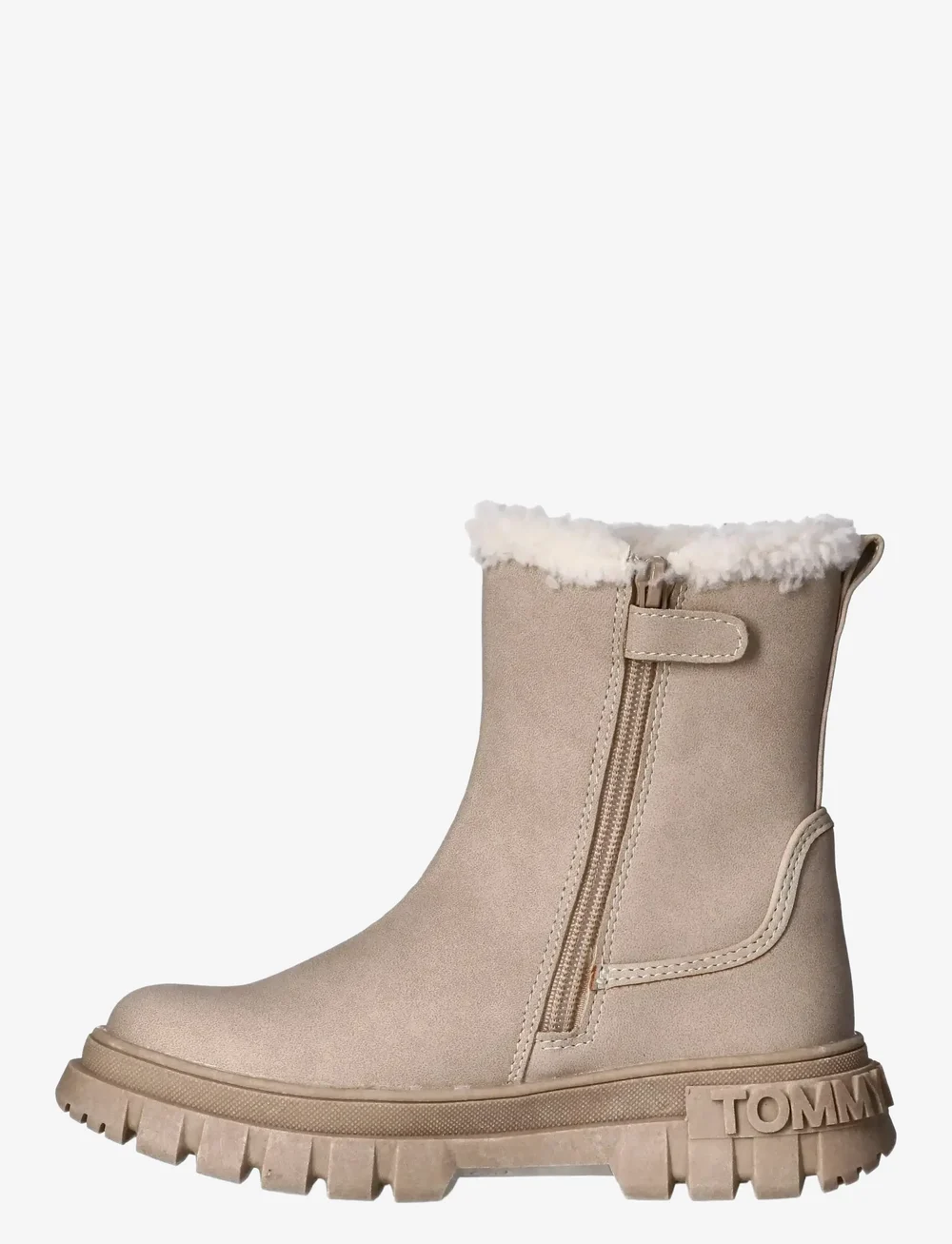 Tommy Hilfiger - TOMMY HILFIGER BOOTIES FAUX LEATHER - vinterstøvler - taupe - 2