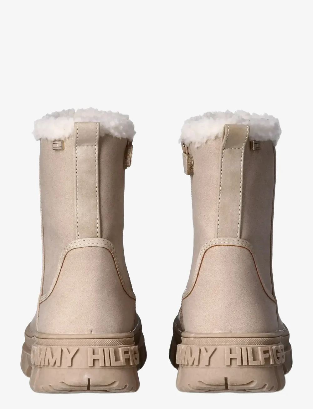 Tommy Hilfiger - TOMMY HILFIGER BOOTIES FAUX LEATHER - vinterstøvler - taupe - 4