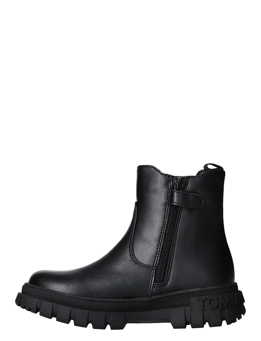 Tommy Hilfiger - TOMMY HILFIGER CHELSEA BOOTS FAUX LEATHER - bottes - black - 2