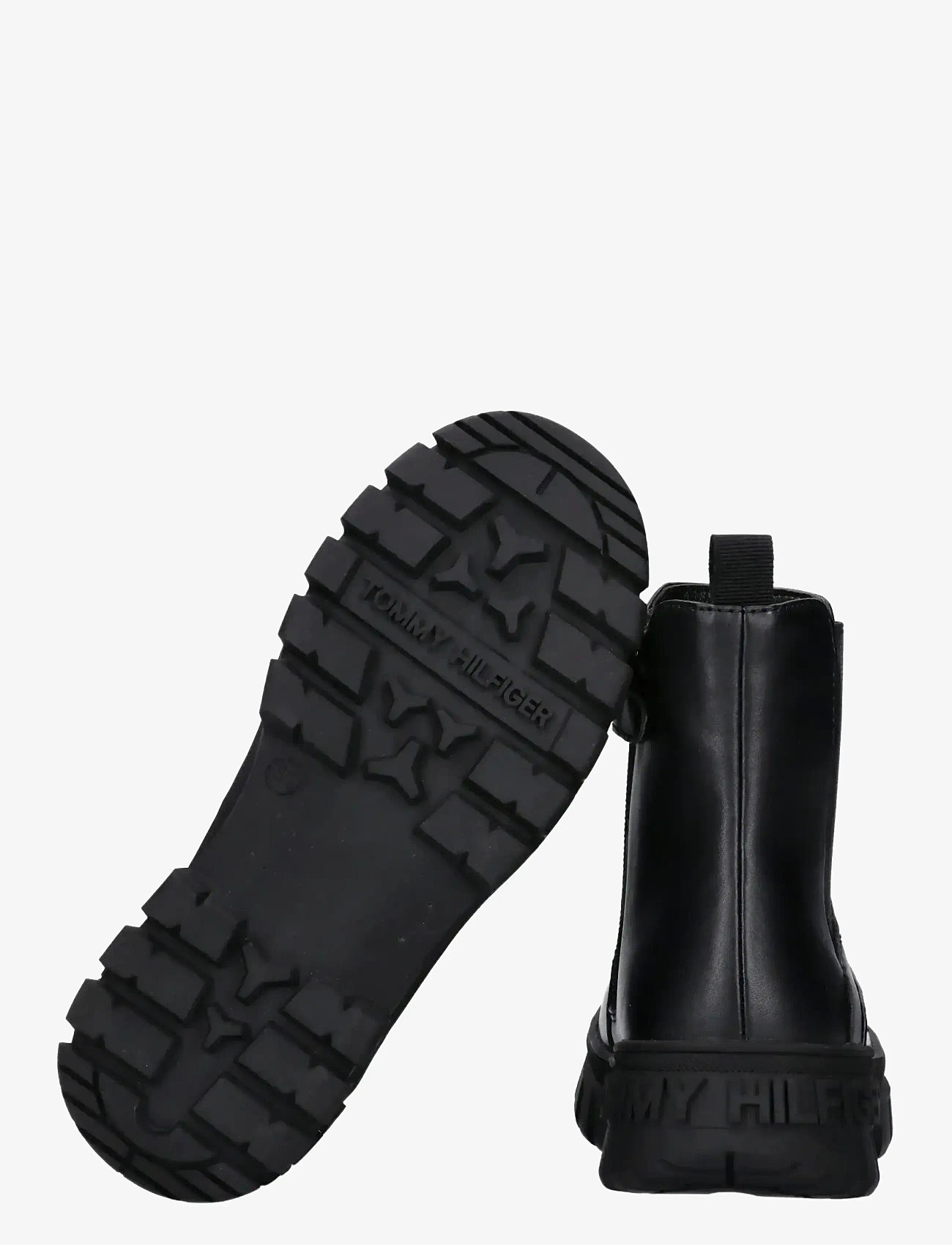 Tommy Hilfiger - TOMMY HILFIGER CHELSEA BOOTS FAUX LEATHER - stiefel - black - 3