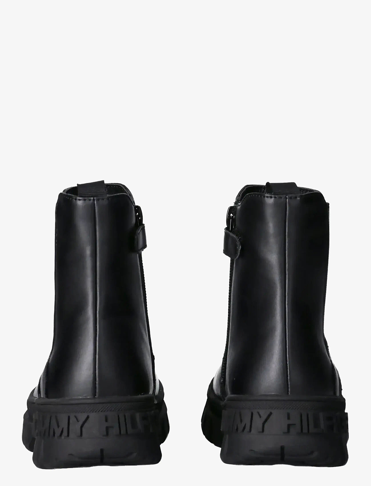 Tommy Hilfiger - TOMMY HILFIGER CHELSEA BOOTS FAUX LEATHER - stiefel - black - 4