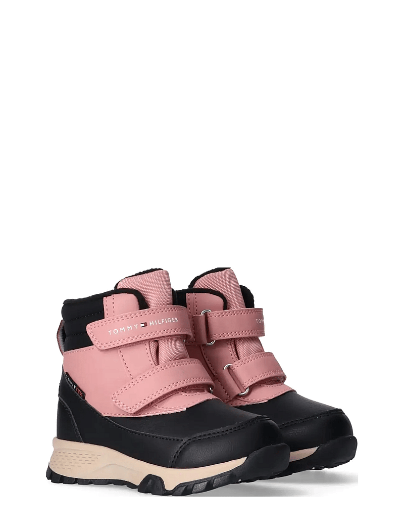Tommy Hilfiger - TOMMY HILFIGER WINTER BOOTS TRIPLETEX TECHNOLOGY FLEECE LINING AND INSOLE - winter boots - black/pink - 0