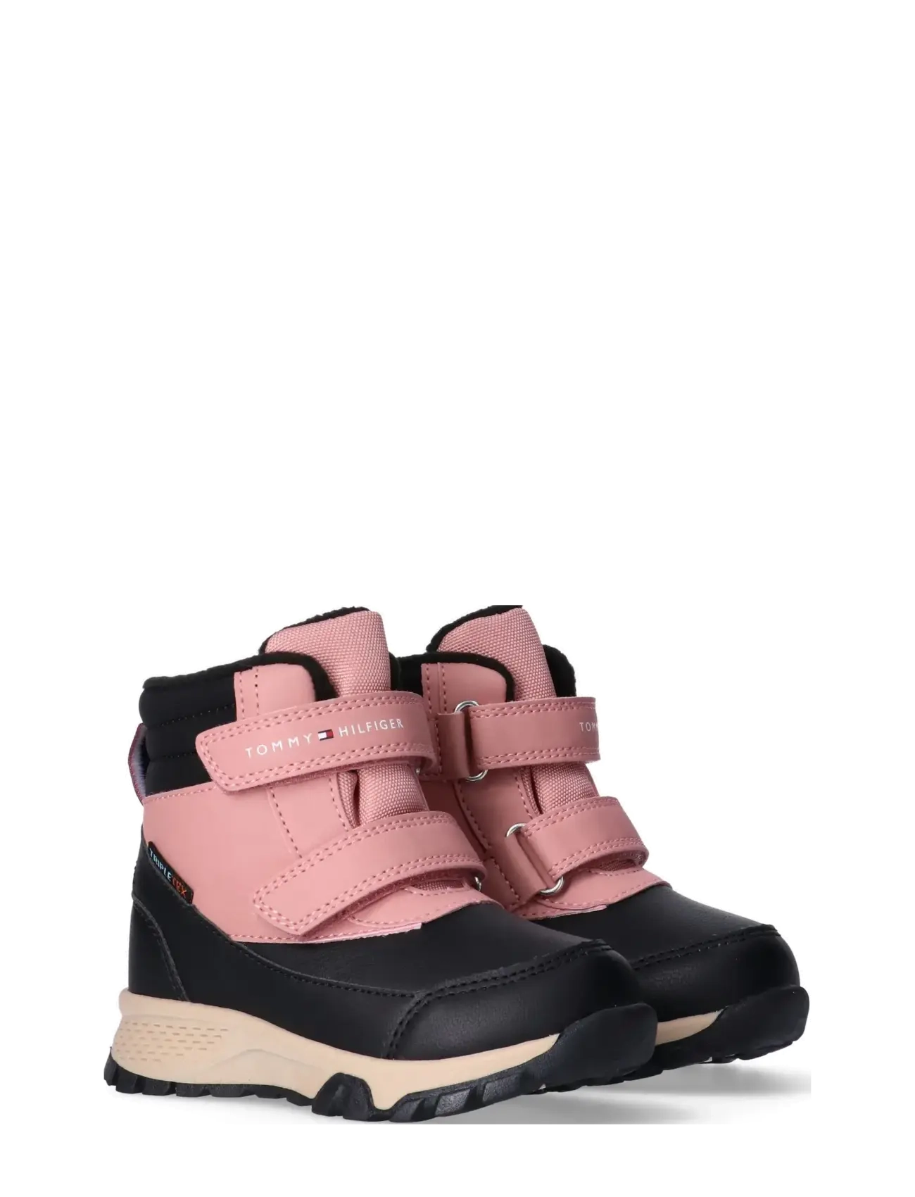 Tommy Hilfiger TOMMY HILFIGER WINTER BOOTS TRIPLETEX TECHNOLOGY FLEECE LINING AND INSOLE - 4 for 3 - BLACK/PINK / pink/rose