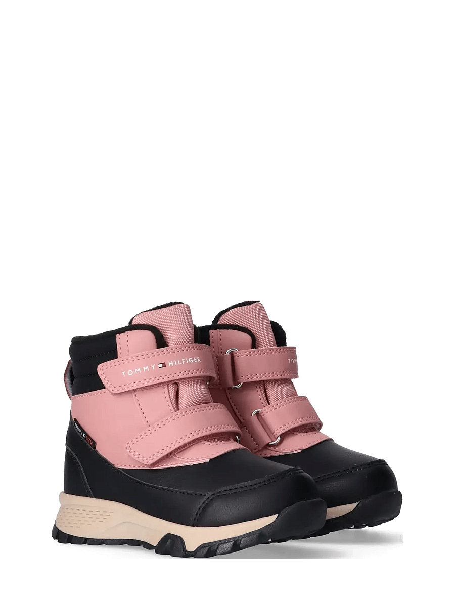Tommy Hilfiger - TOMMY HILFIGER WINTER BOOTS TRIPLETEX TECHNOLOGY FLEECE LINING AND INSOLE - bottes d'hiver - black/pink - 0
