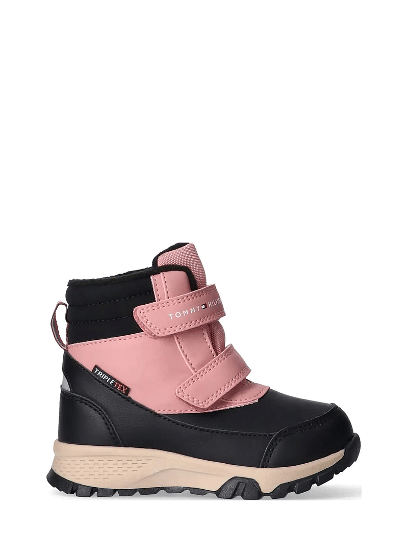 Tommy Hilfiger - TOMMY HILFIGER WINTER BOOTS TRIPLETEX TECHNOLOGY FLEECE LINING AND INSOLE - winter boots - black/pink - 1