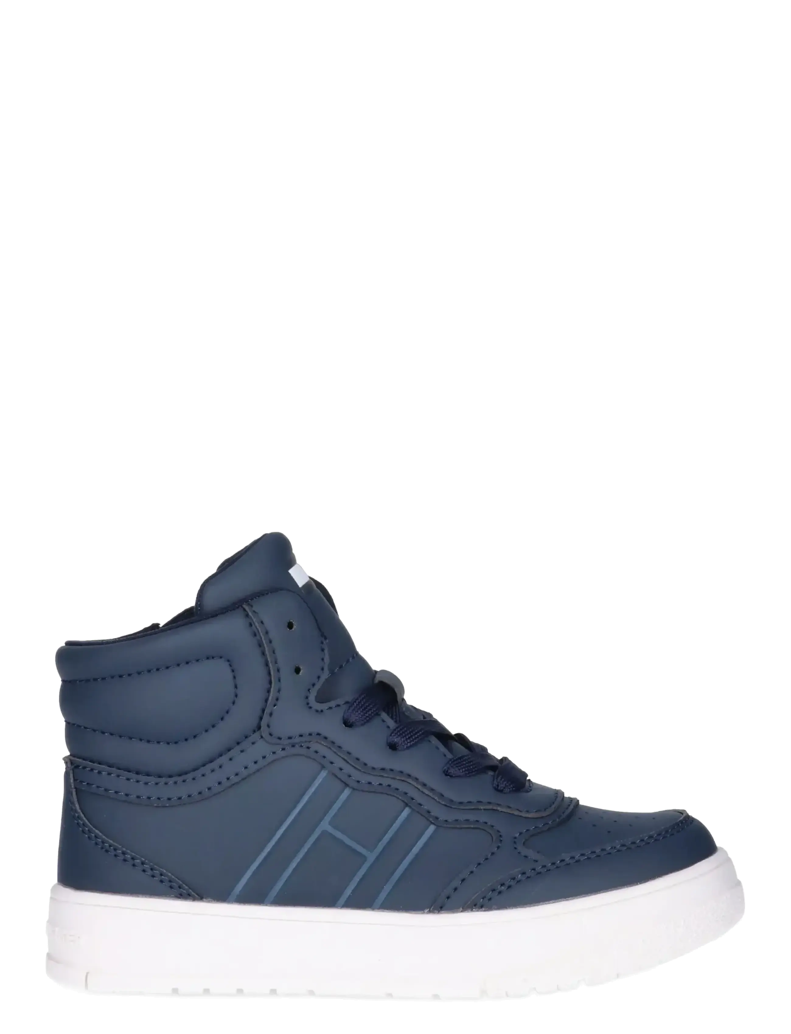 Tommy Hilfiger - TOMMY HILFIGER HIGH TOP LACE UP SNEAKERS FAUX LEATHER - baskets montantes - blue - 1
