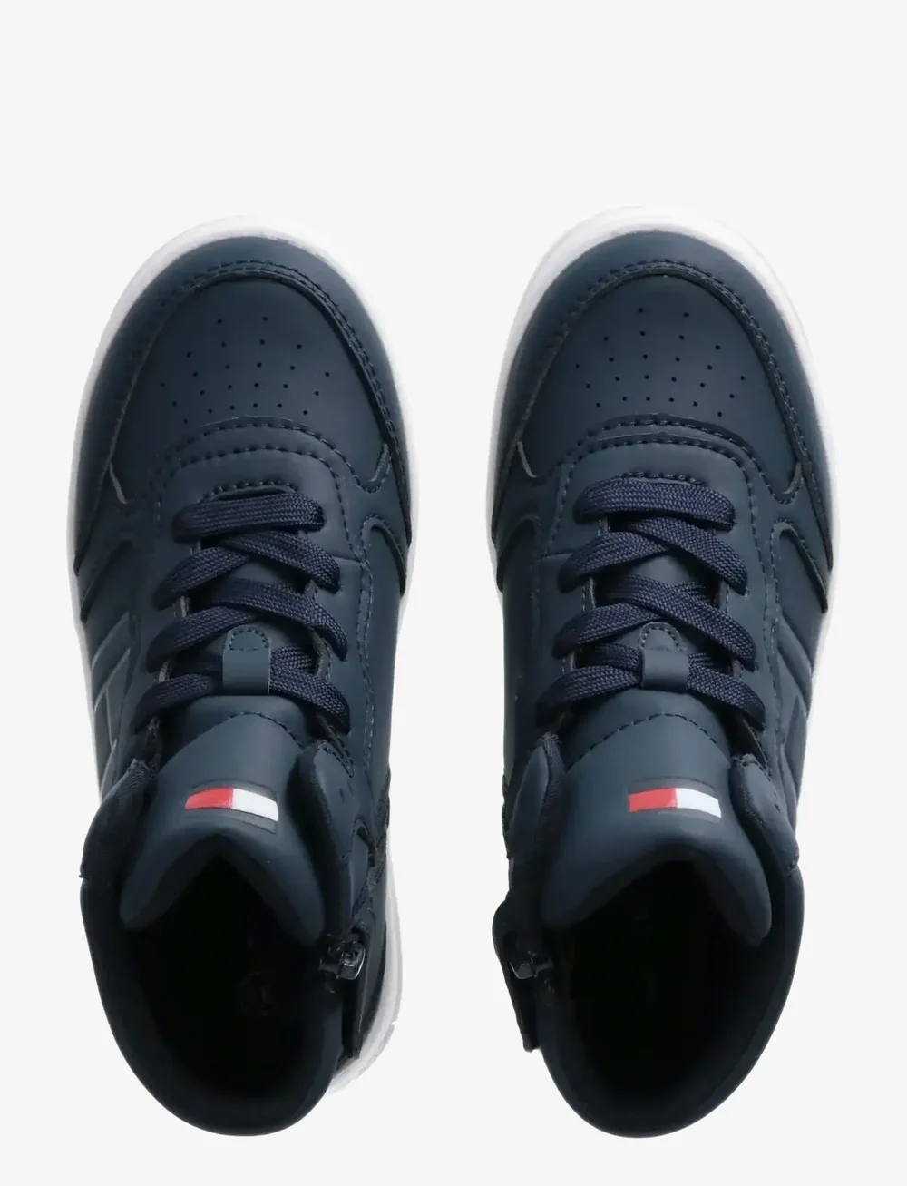 Tommy Hilfiger - TOMMY HILFIGER HIGH TOP LACE UP SNEAKERS FAUX LEATHER - za kostkę - blue - 2