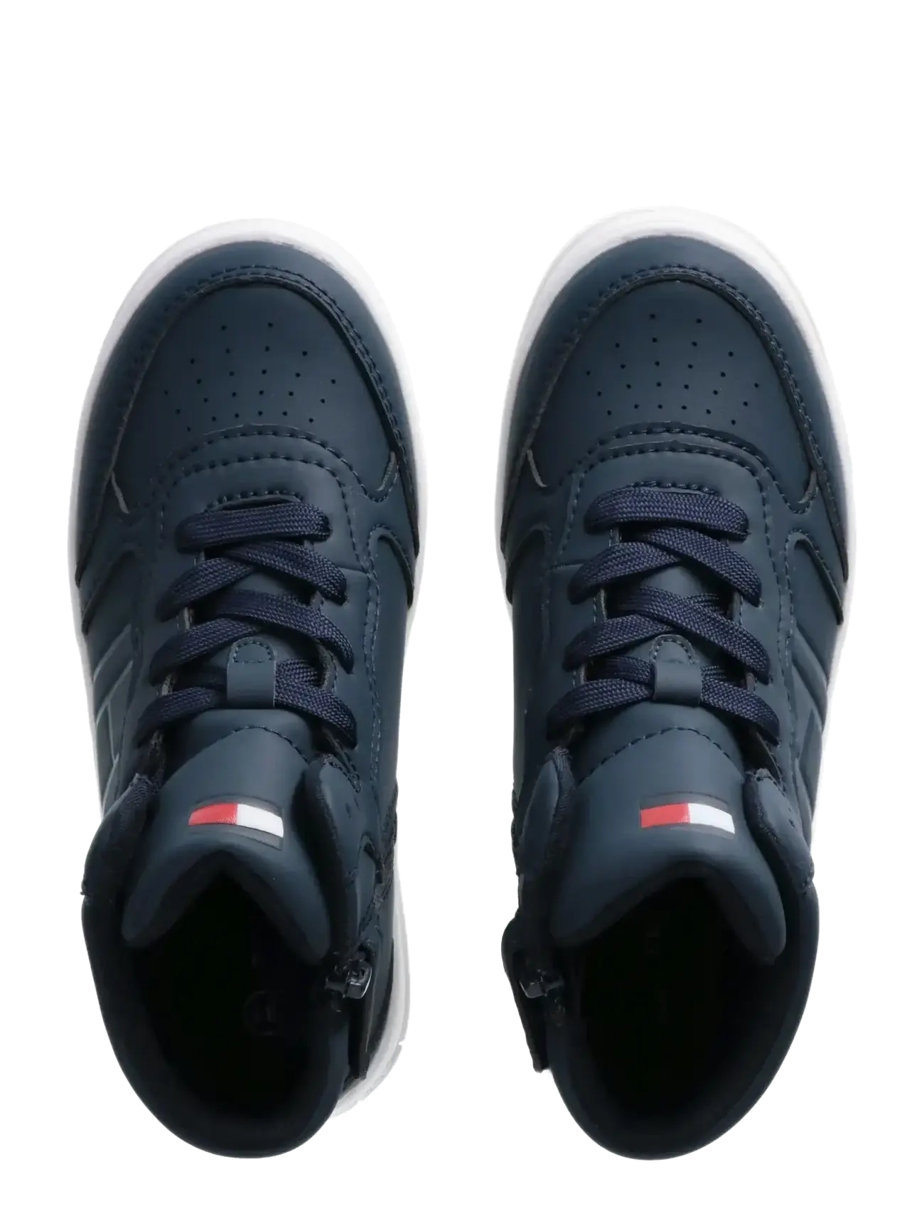 Tommy Hilfiger - TOMMY HILFIGER HIGH TOP LACE UP SNEAKERS FAUX LEATHER - baskets montantes - blue - 2