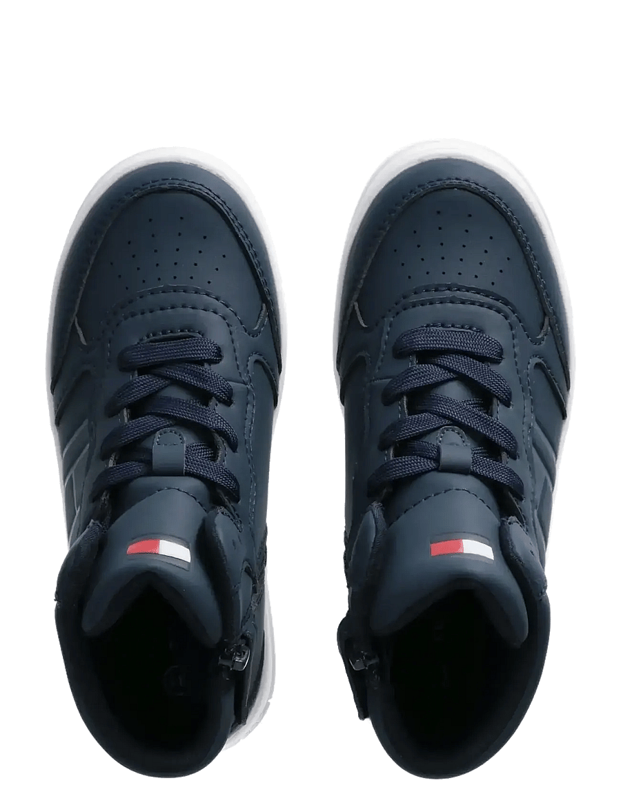 Tommy Hilfiger - TOMMY HILFIGER HIGH TOP LACE UP SNEAKERS FAUX LEATHER - baskets montantes - blue - 2