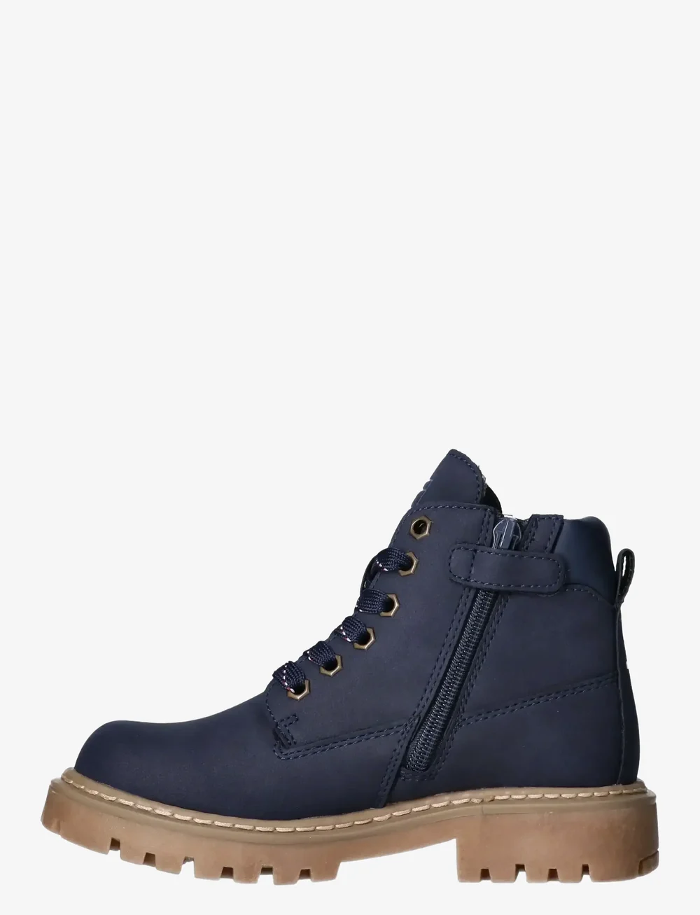 Tommy Hilfiger - TOMMY HILFIGER LACE UP BOOTIES FAUX NUBUCK/LEATHER - støvler - blue - 2