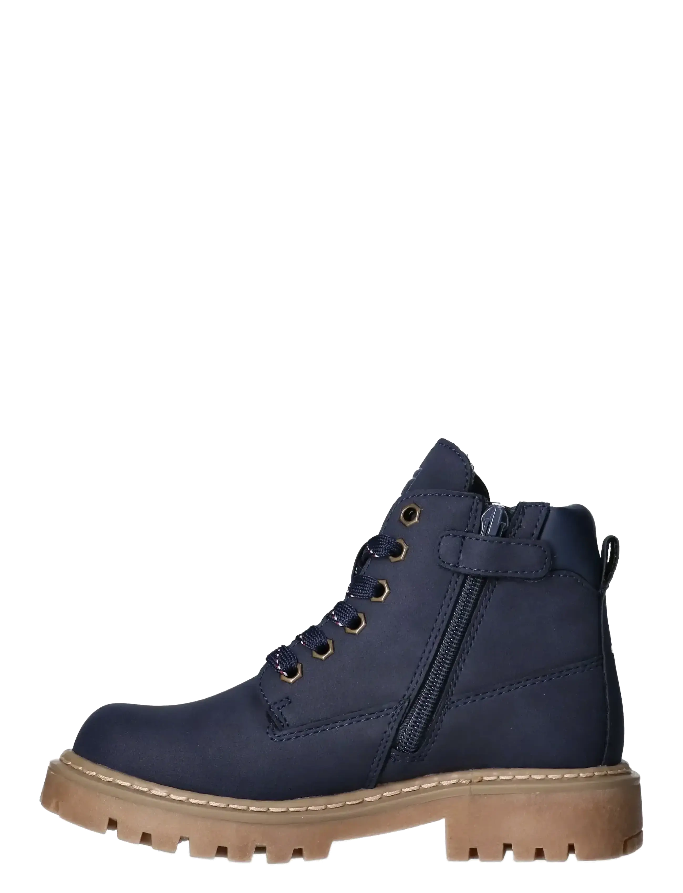 Tommy Hilfiger - TOMMY HILFIGER LACE UP BOOTIES FAUX NUBUCK/LEATHER - støvler - blue - 2