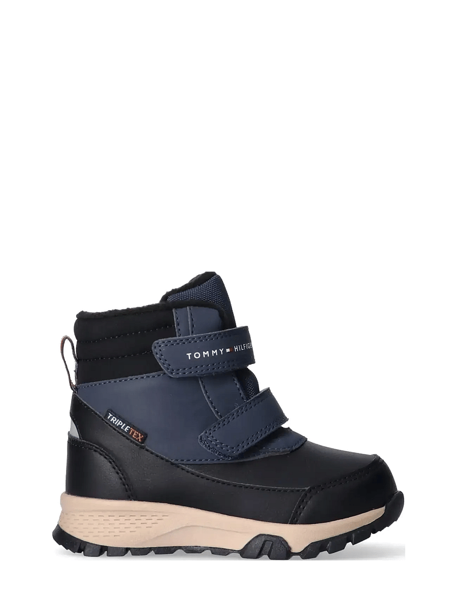 Tommy Hilfiger - TOMMY HILFIGER WINTER BOOTS TRIPLETEX TECHNOLOGY FLEECE LINING AND INSOLE - bottes d'hiver - black/blue - 1